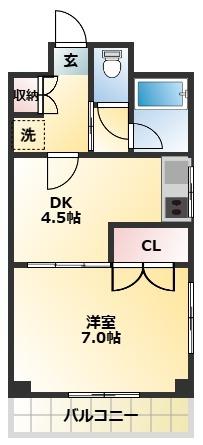 ホシノフラット目白台（402） 間取り図画像