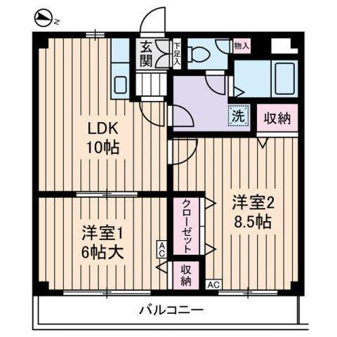 クレール秀光（0101） 間取り図画像