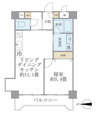 ＩＳＭ西日暮里（201） 間取り図画像