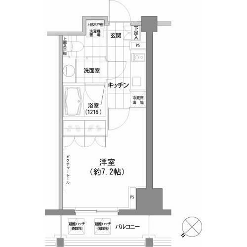 パークハビオ渋谷（403） 間取り図画像