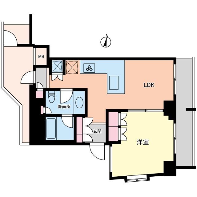 文京区小石川マンション 間取り図画像