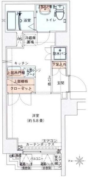 セントパレス池袋（1101） 間取り図画像