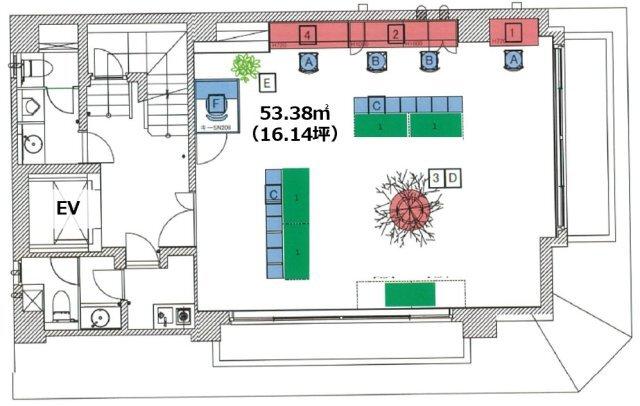 ユースクエア高田馬場（5F） 間取り図画像