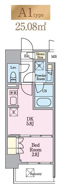 リビオメゾン木場（704） 間取り図画像