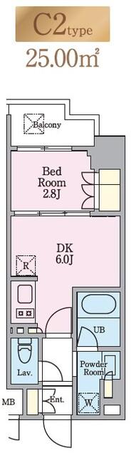 リビオメゾン木場（608） 間取り図画像