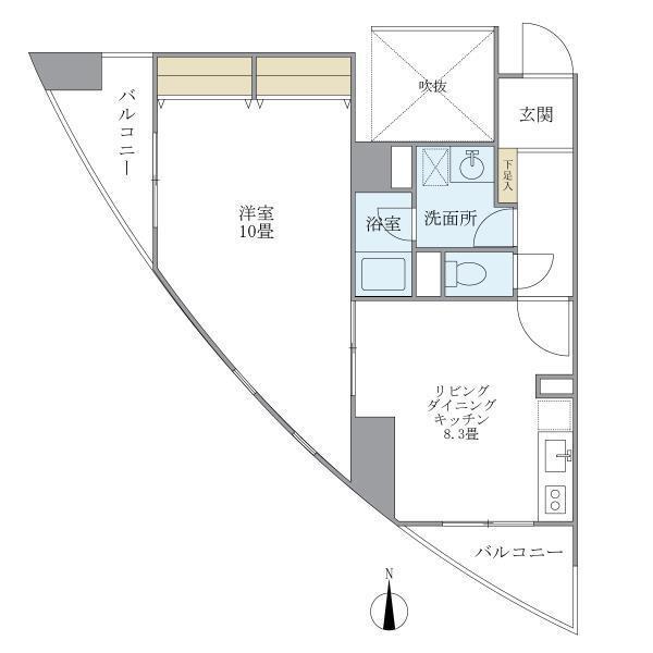 サンハイツ浅草（802） 間取り図画像