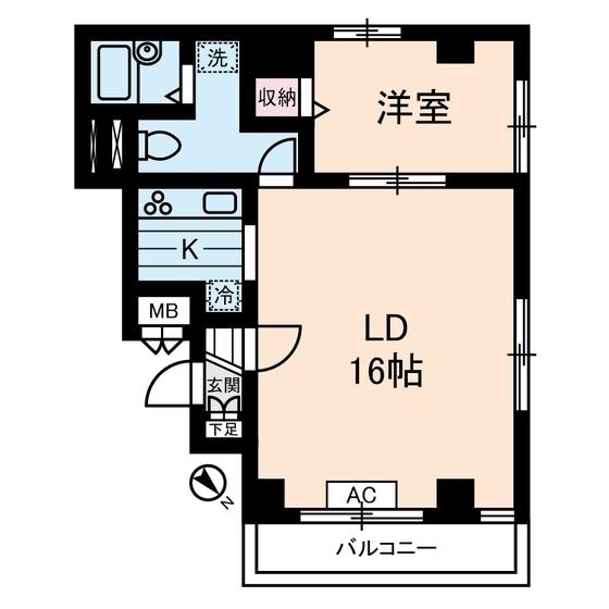 服部ビル（0801） 間取り図画像