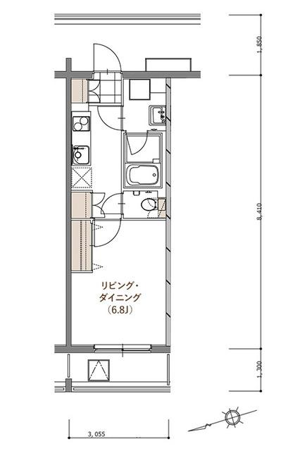 ベラスウィータ高田馬場 間取り図画像