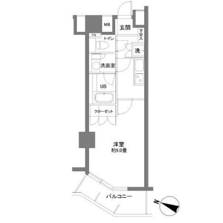 カスタリア大塚Ⅱ（802） 間取り図画像