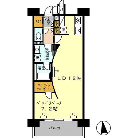 ロイヤルパークス西新井（1117） 間取り図画像
