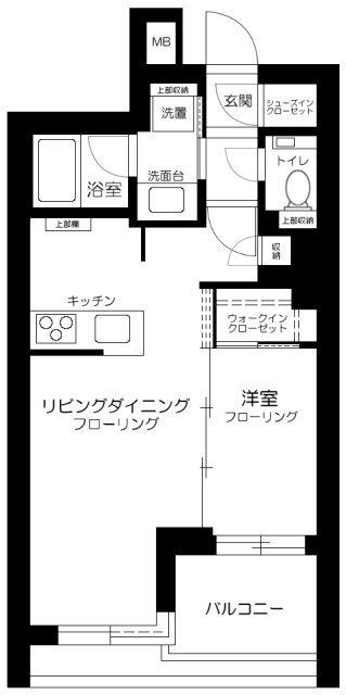 クレヴィア日本橋浜町公園 間取り図画像