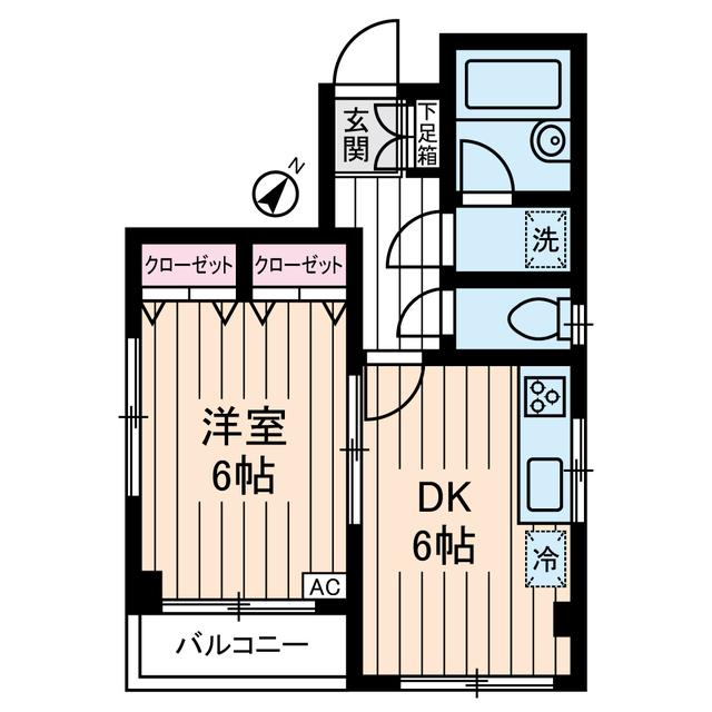 ジュンヴェール山本（0201） 間取り図画像