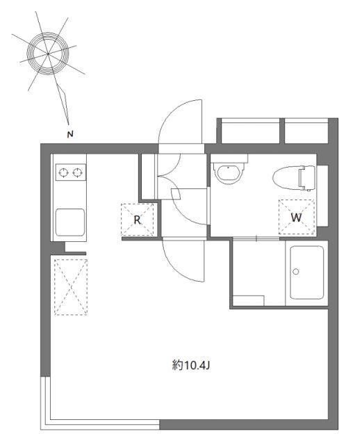 アレーロ大岡山（302） 間取り図画像