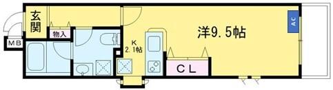 ミルーム赤坂（203） 間取り図画像
