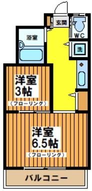 杉並区下高井戸マンション 間取り図画像