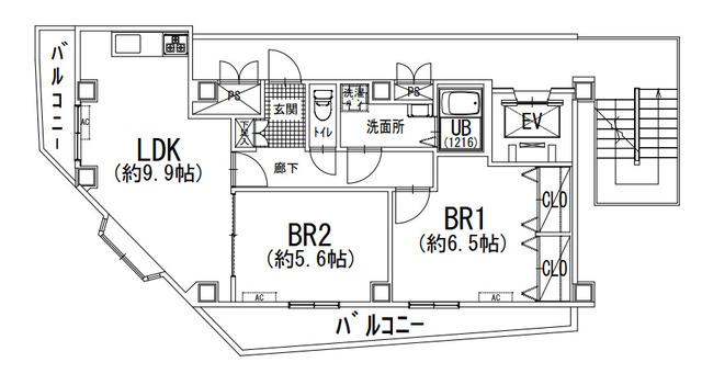 カルムメゾン丸山（301） 間取り図画像