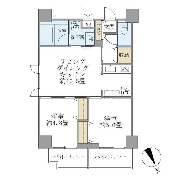 ＫＤＸレジデンス浅草（901） 間取り図画像