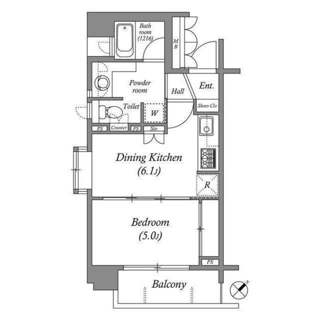 ステーションフロント都立大学（0602） 間取り図画像