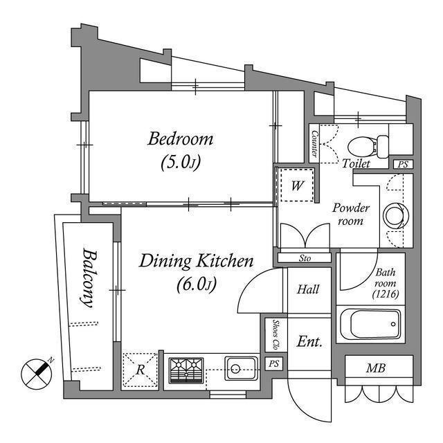 ステーションフロント都立大学（0903） 間取り図画像