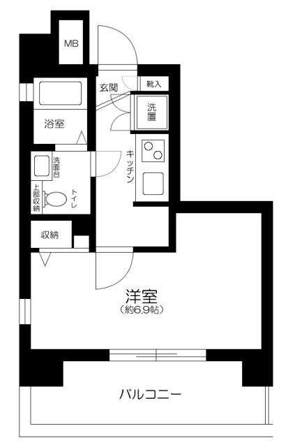 ステージグランデ三軒茶屋アジールコート 間取り図画像