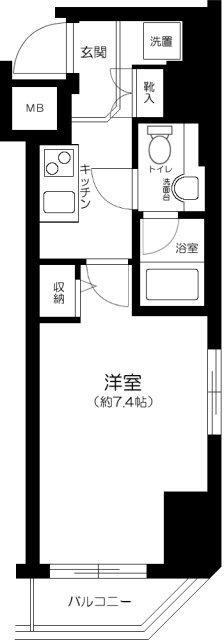 Casa Splendido Toranomon Est 間取り図画像