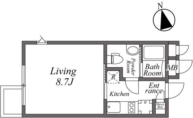 ARISTO白金高輪（402） 間取り図画像
