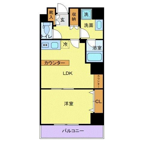 UGHD人形町（901） 間取り図画像
