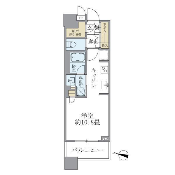 ＢｒｉｌｌｉａＴｏｗｅｒｓ目黒ノースレジデンス（501） 間取り図画像