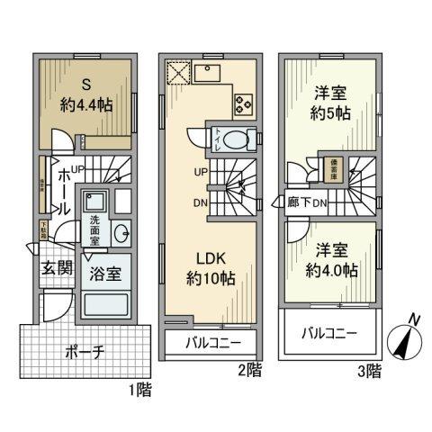 大塚戸建（1） 間取り図画像