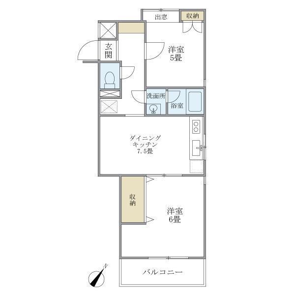 メゾン美羅樹ＩＩ（105） 間取り図画像