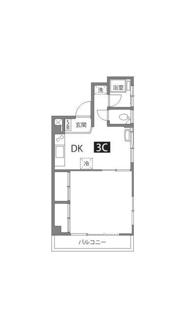 リリーフ浜田山（3C） 間取り図画像
