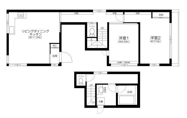 レジデンス新小金井 間取り図画像