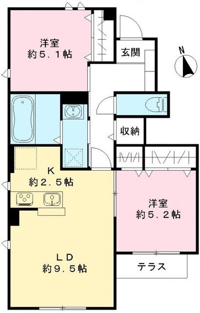 ヴィラ・コレマサ（Nearly ZEH/ZEH Ready）（101号室） 間取り図画像