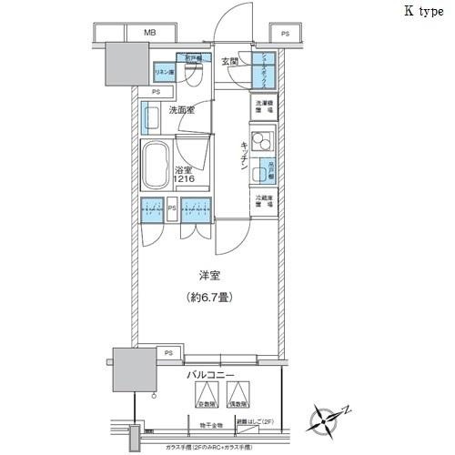 ザ・パークハウス浅草橋タワーレジデンス（403） 間取り図画像