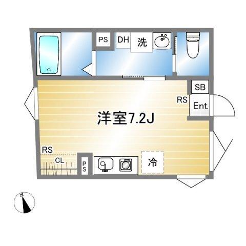 グランクオール浅草（102） 間取り図画像