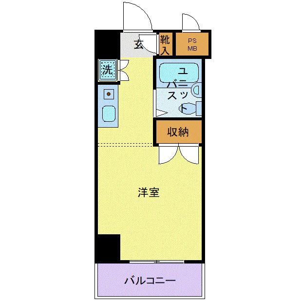 スカイコート世田谷用賀（402） 間取り図画像