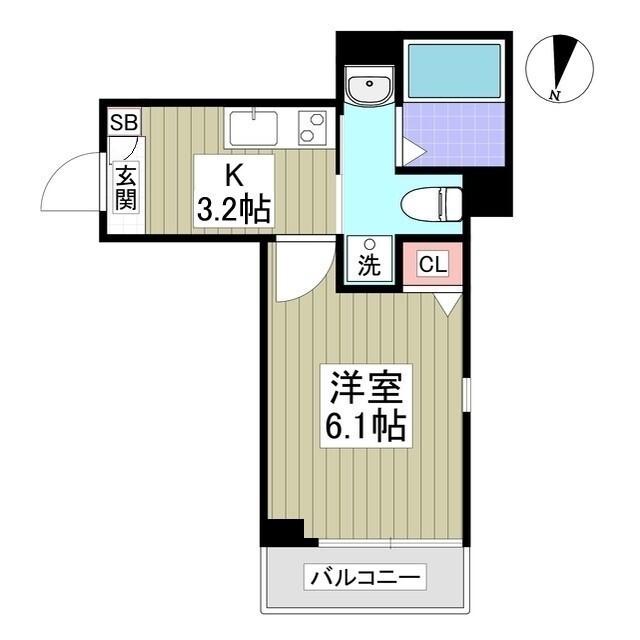 Hale永福（302） 間取り図画像