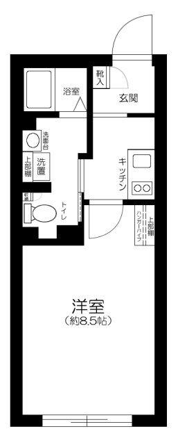Ｌｉｖｅ　Ｆｌａｔ蔵前 間取り図画像