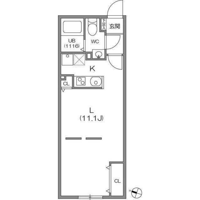 ＺＥＳＴＹ駒沢大学Ⅱ（0106） 間取り図画像