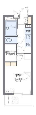 レオパレスムッターハウス羽田（104） 間取り図画像