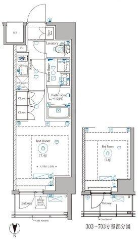 DIPS野方RESIDENCE（303） 間取り図画像
