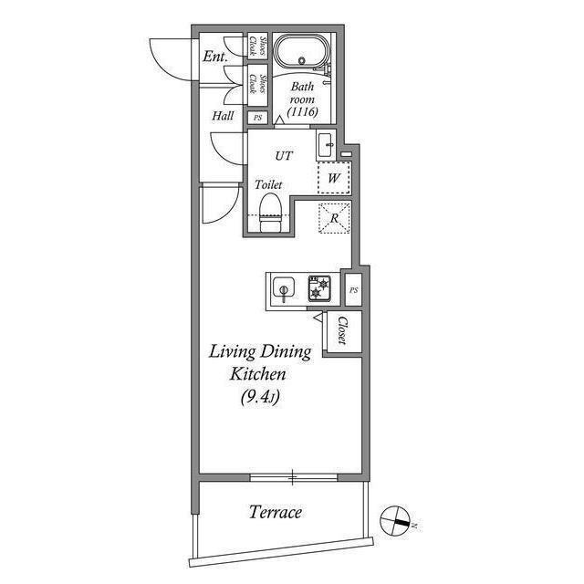 LUORE千鳥町（0201） 間取り図画像
