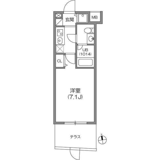 ガーラプレイス八幡山壱番館（0102） 間取り図画像
