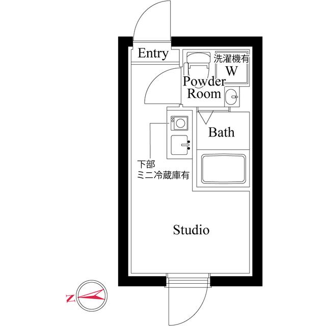 HJプレイス中野（0101） 間取り図画像