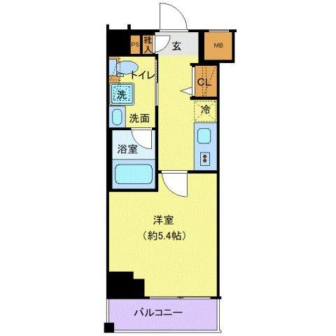 クレヴィスタ高円寺（604） 間取り図画像