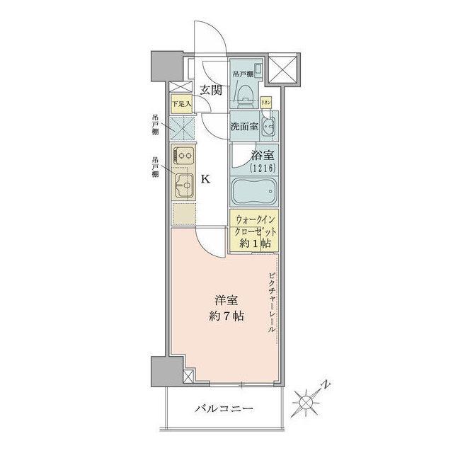 ザ・パークワンズ目黒不動前（517） 間取り図画像