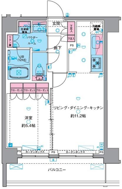 GENOVIA南千住Ⅵskygarden（0905） 間取り図画像
