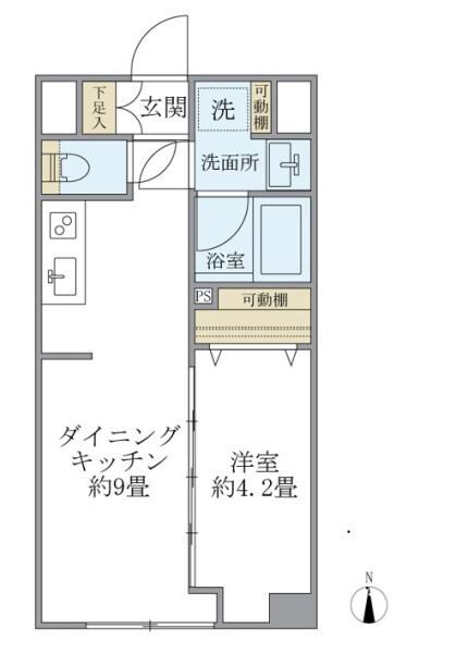ＩＳＭ中野坂上（503） 間取り図画像