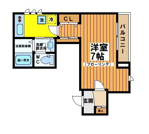 メゾンド代々木上原（203） 間取り図画像