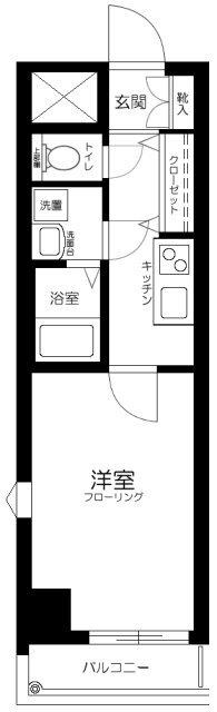 アヴィニティー銀座東 間取り図画像